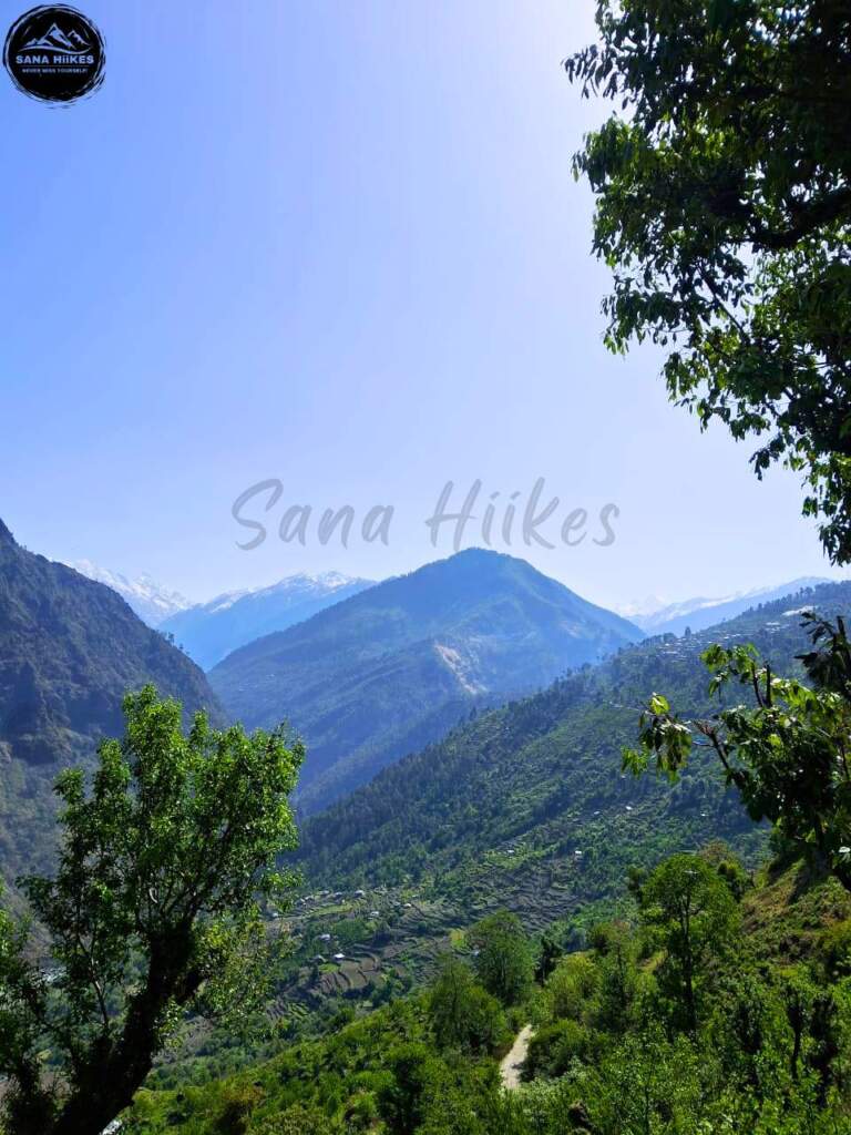 Swrgarohani peak view from kotgaon village
