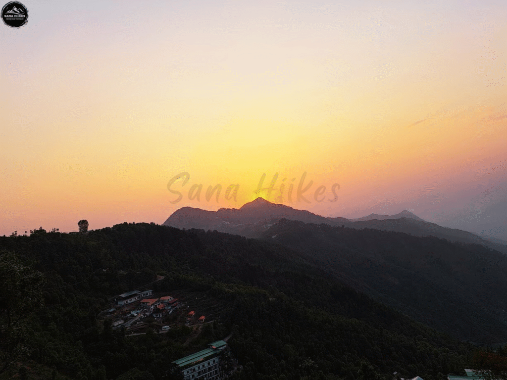 Sunset at Ultimate Dhanaulti 